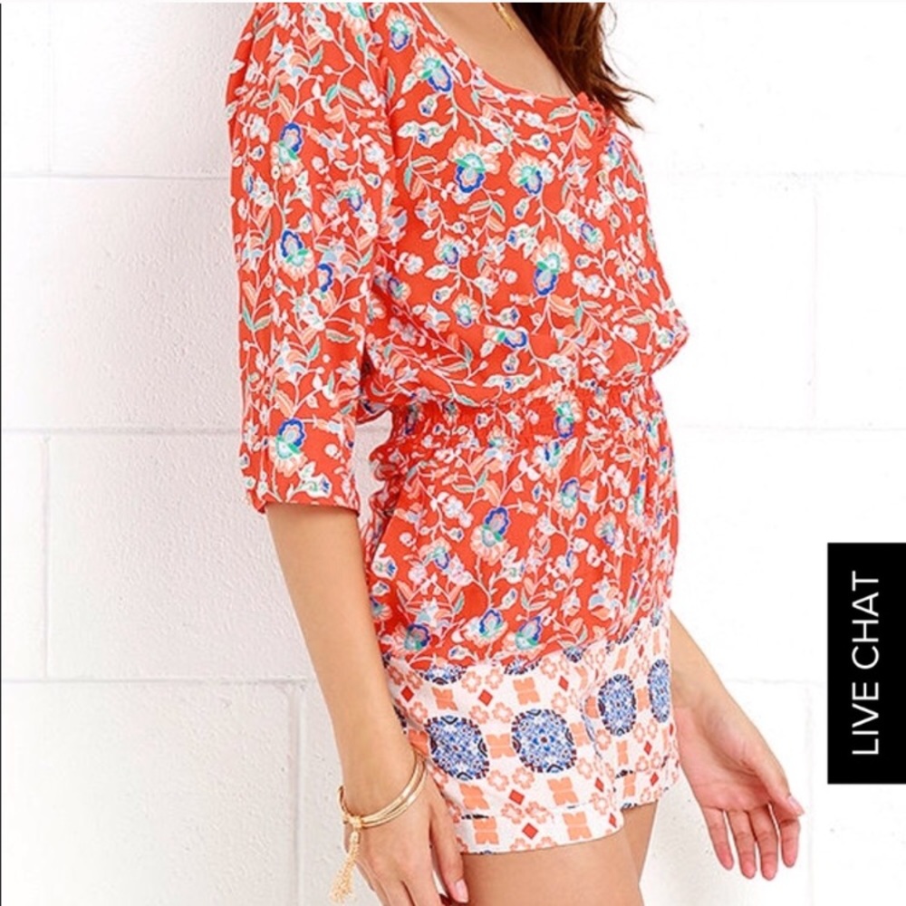 Lulu’s MinkPink Floral Romper - Picture 6 of 6